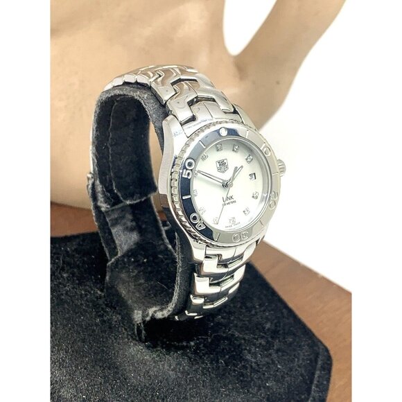 Tag Heuer Women's Watch WJ1319-0 Swiss Quartz Diamond Mother of Pearl Dial 27mm - Picture 2 of 14